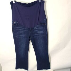 Pink Blush Women's Size 32 Maternity Blue Jeans Denim Dark‎ Wash Casual